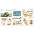 1/35 Voroshilovets Tractor Detail Parts on 3D Decal for Trumpeter kits (with resin parts)