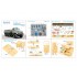 1/35 KrAZ-6322 Interior Details on 3D Decal (HobbyBoss) with 3D Resin parts 