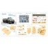 1/35 KrAZ-6322 Interior Details on 3D Decal (HobbyBoss) with 3D Resin parts 