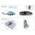 1/48 Lynx HMA8 Interior Details on 3D Decal (Airfix) with 3D Resin parts