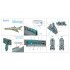 1/48 MiG-21SM Fishbed-J Interior Details on 3D Decal (Eduard) with parts