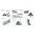 1/48 RF-4C Phantom II (early) Interior 3D Decal (Hasegawa) with parts