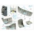 1/48 TBD-1 Devastator Interior 3D Decal and Resin Parts for GWH