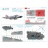 1/48 F-4K Phantom FG.1 3D Interior Decals for Hasegawa Kit (Resin Parts)