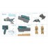 1/48 MiG-21MF 3D Interior Decals for RFM Kit (Gorkiy Plant, Resin Parts)