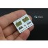 1/72 P-40E Wtarhawk Interior 3D Decal for Academy/Modelist (with 3D-printed resin)