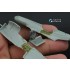 1/72 P-40E Wtarhawk Interior 3D Decal for Academy/Modelist (with 3D-printed resin)