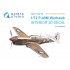 1/72 P-40M Warhawk Interior 3D Decal for Academy kits (with 3D-printed resin parts)