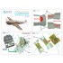 1/72 P-40M Warhawk Interior 3D Decal for Academy kits (with 3D-printed resin parts)