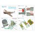 1/72 P-40M Warhawk Interior 3D Decal for Academy kits (with 3D-printed resin parts)