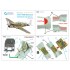 1/72 P-40N Warhawk Interior Details on 3D Decal (Academy) with 3D Resin parts
