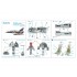 1/72 Mirage 2000D Interior Details on 3D Decal (Dream Model) with parts