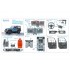 1/24 Jeep Wrangler Rubicon 10th Anniversary Interior 3D Decal for Meng
