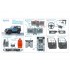 1/24 Jeep Wrangler Rubicon 10th Anniversary Interior 3D Decal for Meng