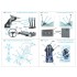 1/24 Peugeot 206 WRC 3D Interior Decals for Tamiya Kit