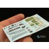 1/32 Mirage 2000C Interior Detail Set (on decal paper) for Kitty Hawk Kit
