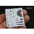 1/32 Bf 109K-4 3D-Printed & Coloured Interior Decals for Hasegawa kit