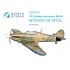 1/32 Hawker Hurricane Mk.IIb Interior Parts (3D decal) for Revell kits