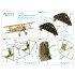 1/32 PT-13/N2S-2/5 Kaydet Interior Details on 3D Decal for ICM kits