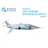 1/32 F-104S-ASA Coloured Interior Detail Parts for Italeri kits
