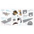 1/32 Nieuport XI Interior 3D Decal for CSM kits