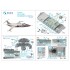 1/32 F-104A Interior 3D Decal for Italeri kits
