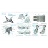 1/32 Dassault Mirage IIIE Interior 3D Decal for Italeri/Revell