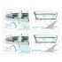1/32 Eurofighter Typhoon Twin-Seater Canopy Framing Set for Trumpeter