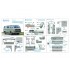 1/35 Bundeswehr VW T3 Family Interior 3D Decal for Takom kits