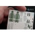 1/48 Yak-130 Interior Detail Set (on decal paper) for Zvezda Kits