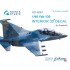 1/48 Yak-130 Interior Detail Set (on decal paper) for Zvezda Kits