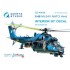 1/48 Mi-24V Nato Black Panels Interior Detail Set (on decal paper) for Zvezda Kit
