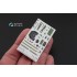 1/48 P-51D Early Interior Detail Set (on decal paper) for Eduard Kit