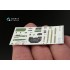 1/48 P-51D Early Interior Detail Set (on decal paper) for Eduard Kit
