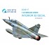 1/48 Mirage 2000N 3D-Printed & Coloured Interior on Decal Paper for Kinetic kits
