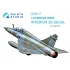 1/48 Mirage 2000N 3D-Printed & Coloured Interior on Decal Paper for Kinetic kits