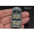 1/48 Bf108 3D-Printed & Coloured Interior on Decal Paper for Eduard kits