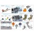 1/48 Grumman F-14A Tomcat 3D Printed & Coloured Interior Decals for Hasegawa