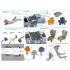 1/48 Grumman F-14A Tomcat 3D Printed & Coloured Interior Decals for Hasegawa