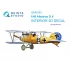 1/48 Albatros D.V 3D-Printed & Coloured Interior on Decal Paper for Eduard kits