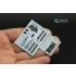 1/48 A-10C 3D-Printed & Coloured Interior on Decal Paper for Italeri kits