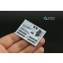 1/48 A-10C 3D-Printed & Coloured Interior on Decal Paper for Italeri kits