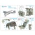 1/48 A-6E 3D-Printed & Coloured Interior on Decal Paper for Kinetic kits