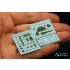 1/48 F6F-5 Hellcat Coloured Interior Detail Parts for Eduard kits