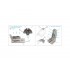 1/48 A-4E Interior 3D Decal for Hasegawa/Hobby2000 kits