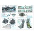 1/48 F-14D Super Tomcat Interior Details 3D Decal for GWH Kit