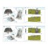 1/48 P-38F Lightning Interior Details on 3D Decal (Hasegawa)