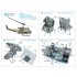 1/48 UH-1D early/UH-1H early Interior Details on 3D Decal (Kitty Hawk)