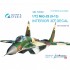 1/72 Mig-29 9-13 Interior Detail Set (on decal paper) for Zvezda Kit #7278