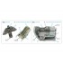 1/72 XA2D-1 Skyshark Interior Detail Parts for Clear Prop kits
